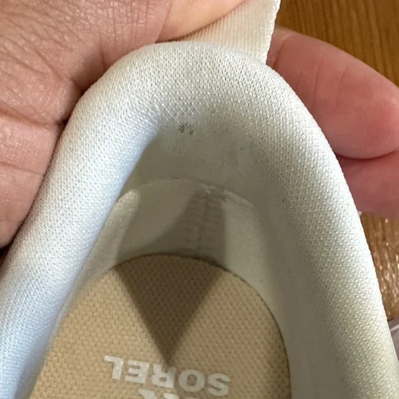 Sorel waterproof Cream and White Low-Top Sneakers - Picture 6 of 10